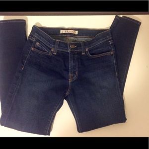 Jbrand Dark Wash Midrise Skinny Jeans